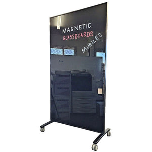 Double Sided Glass Board Mobile Partition