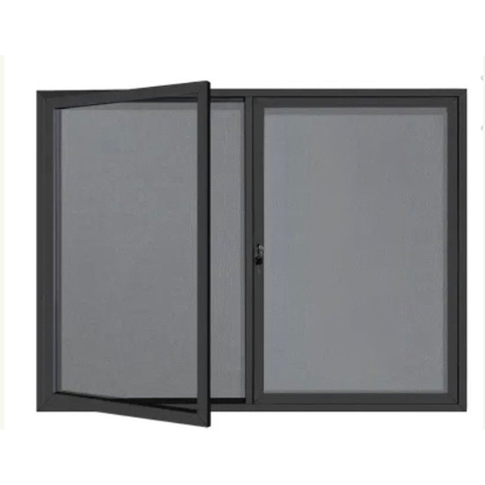 Lockable Notice Board 900 x 1200 - Hinged Door